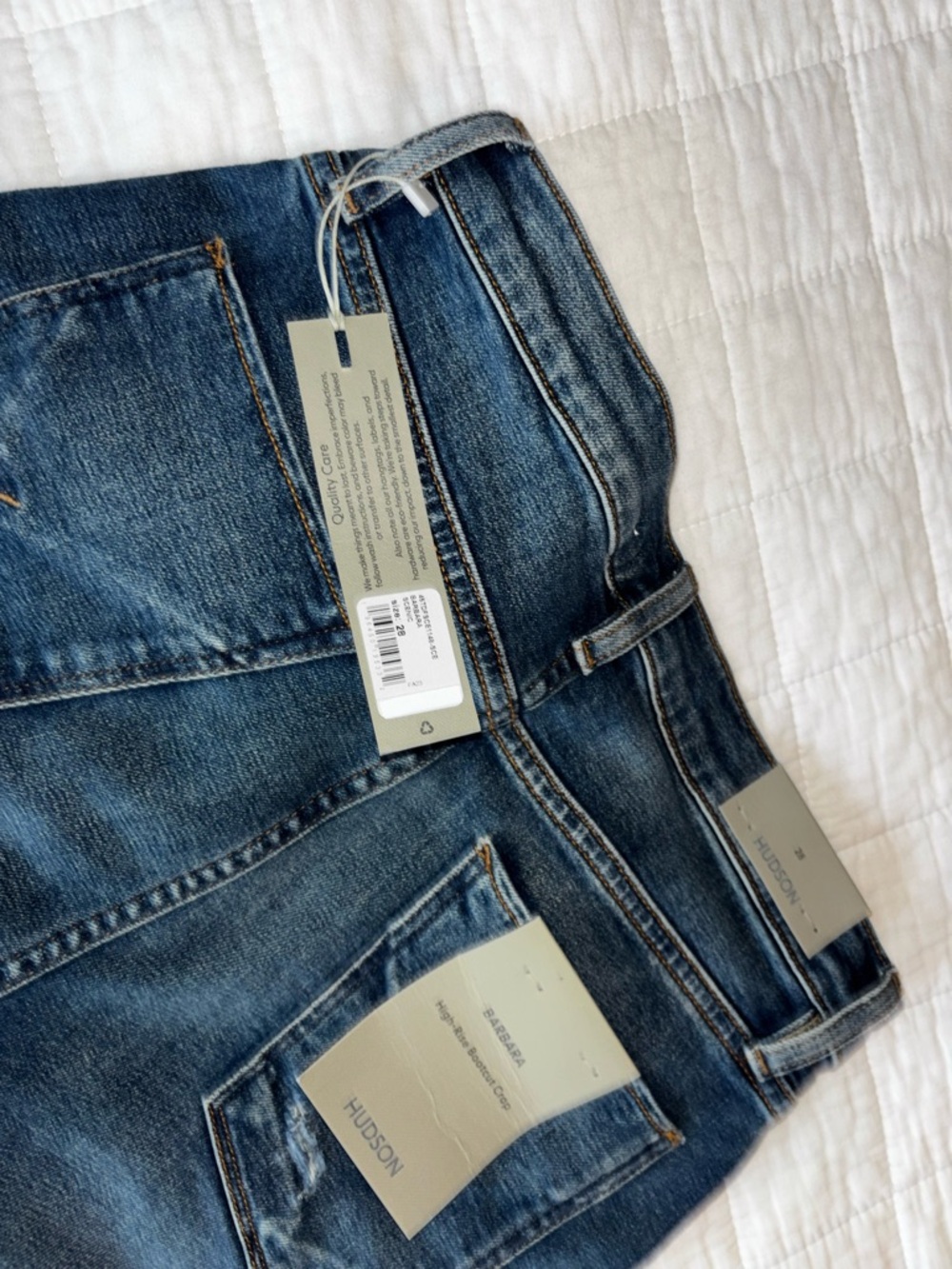 Hudson Barbara High-Rise Bootcut Crop Jeans - Scenic - Picture 4 of 8